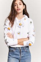Forever21 French Terry Daisy Hoodie