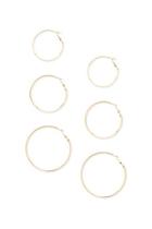 Forever21 Enamel Hoop Earring Set