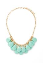 Forever21 Tiered Faux Gemstone Necklace