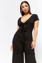 Forever21 Plus Size Tie-front Jumpsuit