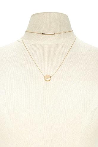 Forever21 Pendant Layer Necklace