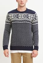 21 Men Fair Isle-patterned Sweater