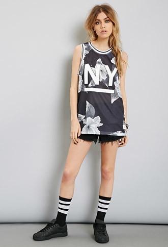 Forever21 Reason Ny Nightshade Basketball Tank