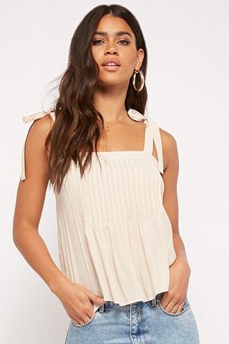 Forever21 Flowy Pintucked Top
