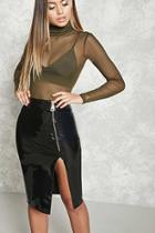 Forever21 Patent Leather Pencil Skirt