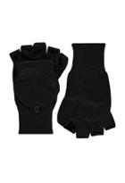 21 Men Convertible Fingerless Gloves (black)