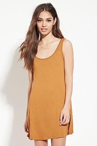 Forever21 Women's  Scoop Back Mini Dress