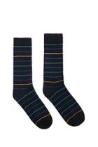 Forever21 Men Multicolor Striped Crew Socks