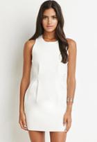 Forever21 Women's  Textured Bodycon Dress (ivory)