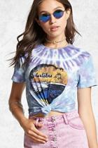 Forever21 Tie-dye Malibu Graphic Tee