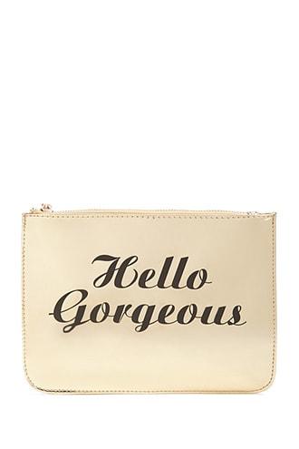 Forever21 Hello Gorgeous Makeup Pouch