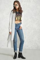 Forever21 Crinkled High-low Tunic