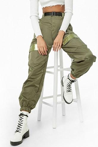 Forever21 Belted Wind Pants