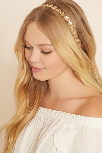 Forever21 Floral Chain Headband