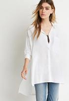 Forever21 Oversized Side Slit Shirt