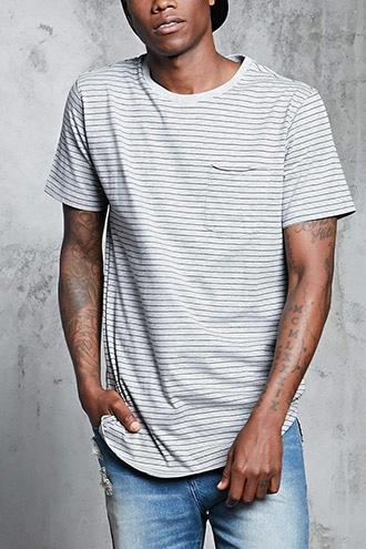 Forever21 Rolled Pocket Tee