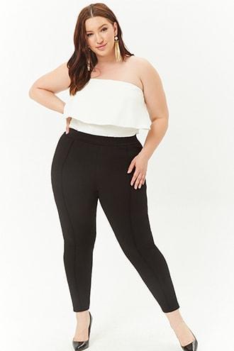 Forever21 Plus Size Pintuck Leggings