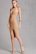 Forever21 Women's  Cocoa Selfie Leslie Bodycon Dress