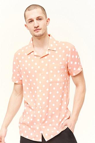 Forever21 Dstruct Polka Dot Shirt