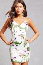 Forever21 Tropical Print Mini Dress