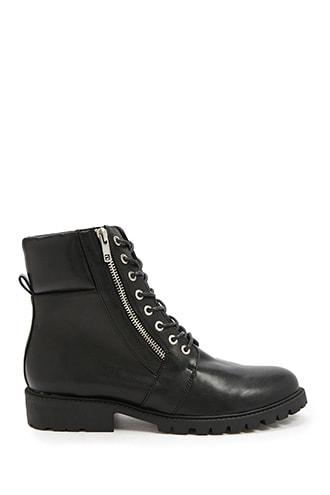 Forever21 Combat Ankle Boots