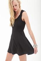 Forever21 A-line Textured Knit Dress