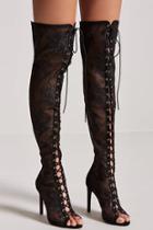 Forever21 Lace Over-the-knee Boots