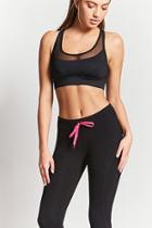 Forever21 Active Cropped Drawstring Leggings