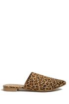 Forever21 Leopard Print Backless Mules
