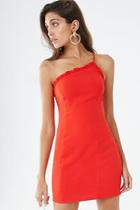 Forever21 Ruffled One-shoulder Bodycon Dress