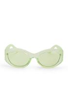 Forever21 Semi-translucent Oval Sunglasses