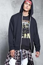 Forever21 Classic Zip-front Hoodie