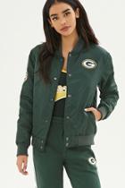 Forever21 Women's  Nfl Packers Bomber Jacket