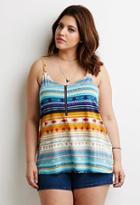 Forever21 Plus Size Southwestern Print Cami Top