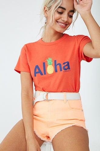 Forever21 Aloha Graphic Tee