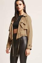 Forever21 Pretty Robes Drape-front Jacket