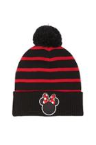 Forever21 Striped Minnie Mouse Beanie