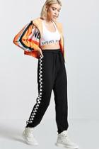 Forever21 Checkered Drawstring Joggers