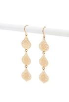 Forever21 Filigree Drop Earrings (gold)