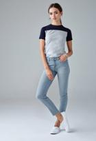 Forever21 Women's  Mid-rise Skinny Jeans (light Denim)
