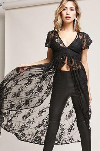 Forever21 Lace Cover-up Dress