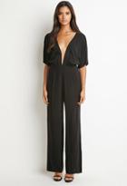 Forever21 Deep V-neck Jumpsuit