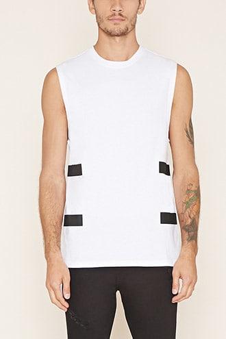 Forever21 Contrast-striped Tank