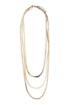 Forever21 Snake Chain Layered Necklace