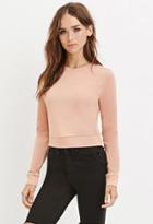 Forever21 Women's  Knit Crop Top (apricot)