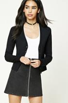 Forever21 Button-front V-neck Cardigan
