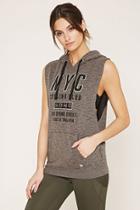Forever21 Active Athletic Nyc Graphic Hoodie