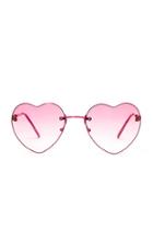 Forever21 Tinted Heart Sunglasses