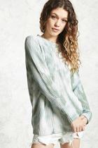 Forever21 Tie-dye Raglan Sweater