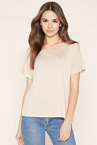 Forever21 Contemporary V-cutout Top